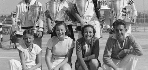 1935 Ink Tennis Trophy Winners