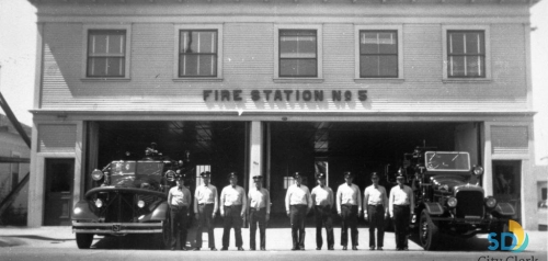 Old Fire Station No. 5 in 1949