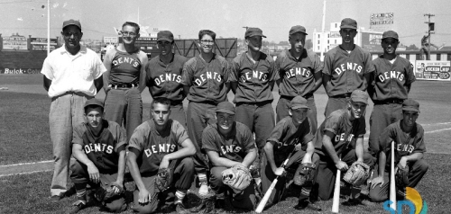 Dents Baseball Team at Lane Field in 1956
