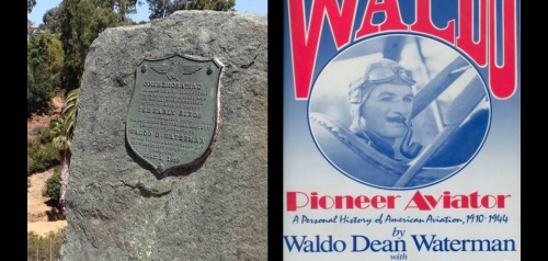 Waldo Waterman Memorial and Biography