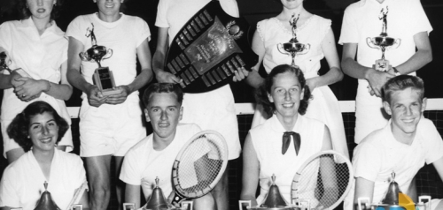 1952 Ink Tennis Trophy Winners