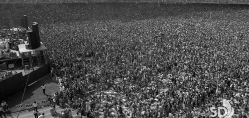 1975 Concert Scene at Balboa Stadium