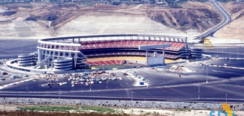San Diego Stadium Under Construction in 1967