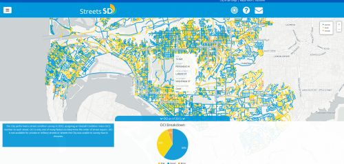 StreetsSD: Interactive Pavement Condition and Repair Map