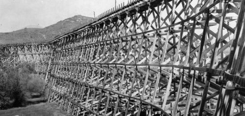 Los Coches Trestle in 1925