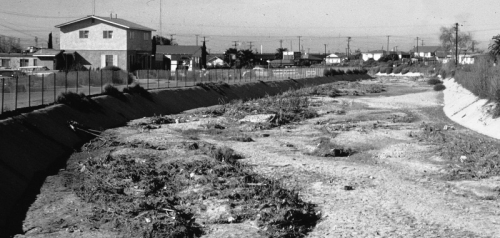 Sweetwater River, Dry Channel in 1958