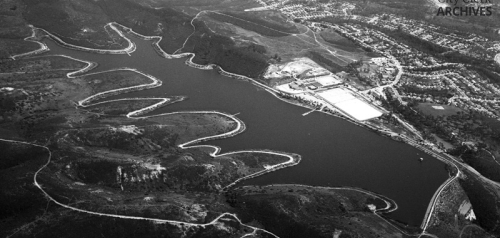 1978 Aerial View of Lake Miramar