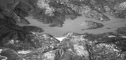 1978 Aerial View of San Vicente Reservoir