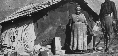 Bessenti and Sam on Capitan Grande Indian Reservation in 1912