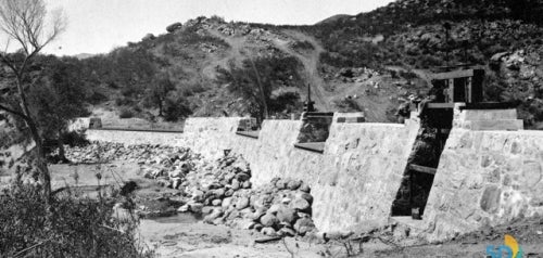 Diverting Dam - San Diego River for Flume