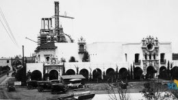 Black and White Construction of Exposition Buildings, c1911