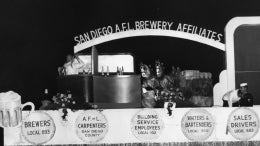 1949 Fiesta Bahia Float - San Diego AFL Brewery Affiliates