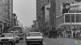 1970 Photo of Traffic on Broadway at Fourth Avenue