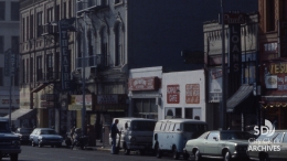 700 Block of Fifth Avenue in 1970, Kelsey Hotel, Lux Adult Threatre