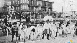 Boys Track Event at Rose Park Playground