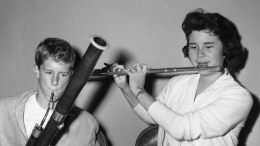 Bassoon and Flute Musicians, 1959 San Diego Youth Symphony