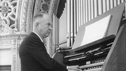 Royal A. Brown at Spreckels Organ in 1935