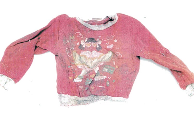 Baby Doe's sweater