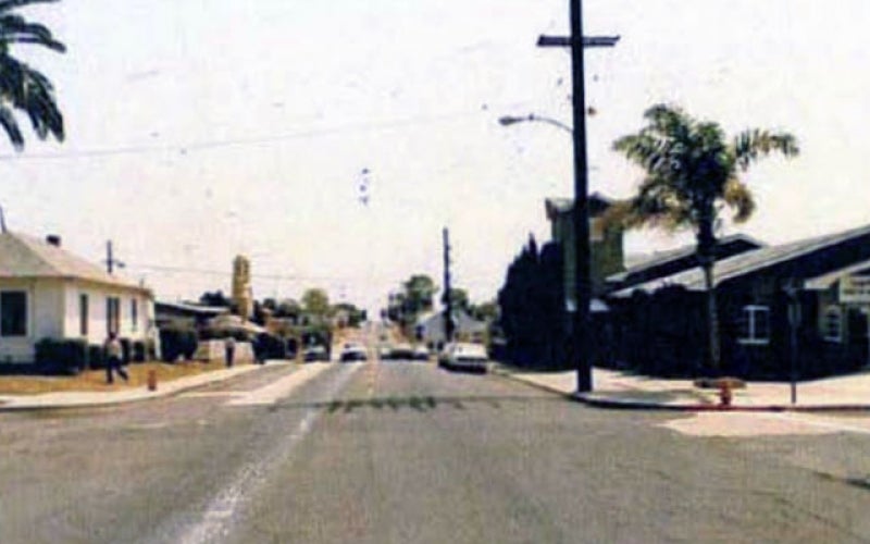 Crime scene at the corner of 32nd and L Street