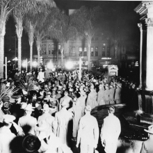 Horton Fountain Military Event circa 1917