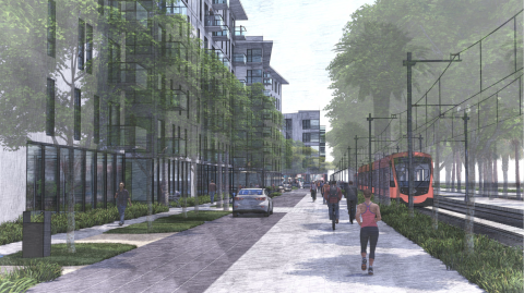 The Palm City Transit Village project is one of the affordable housing developments benefitting from Bridge to Home funding.