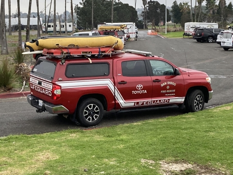 Lifeguard truck