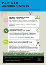 May 2026 newsletter partner announcements