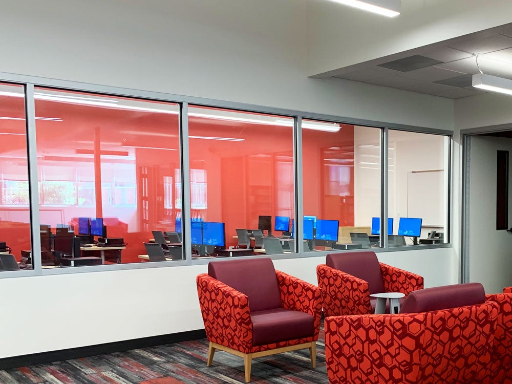 Reading area at the San Ysidro Library