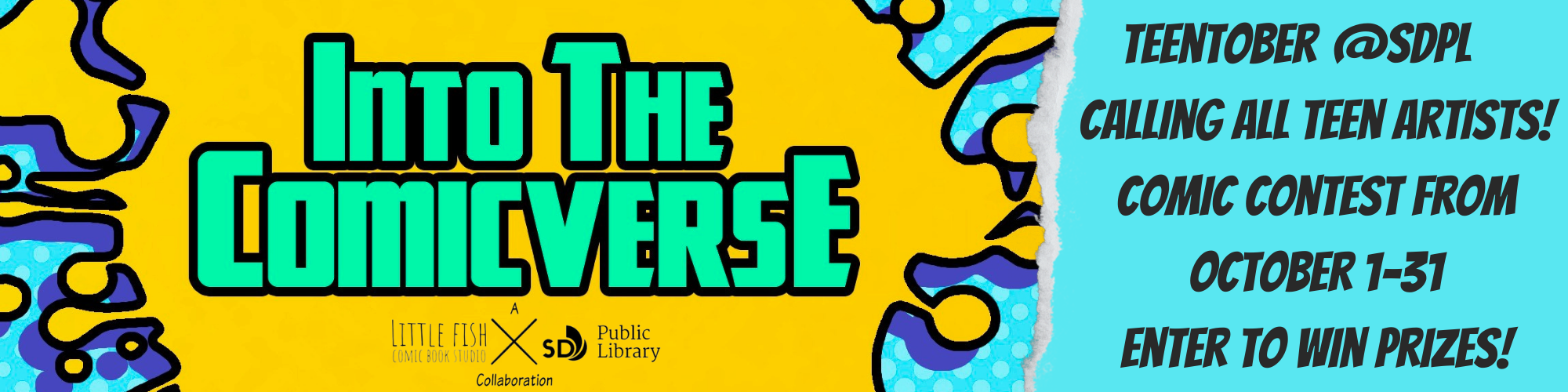 Into the ComicVerse logo and Banner