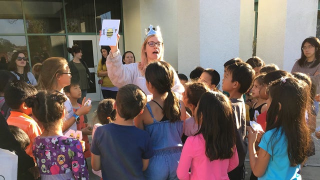 Children participating in the Spring Into Steam program at the Carmel Valley Library