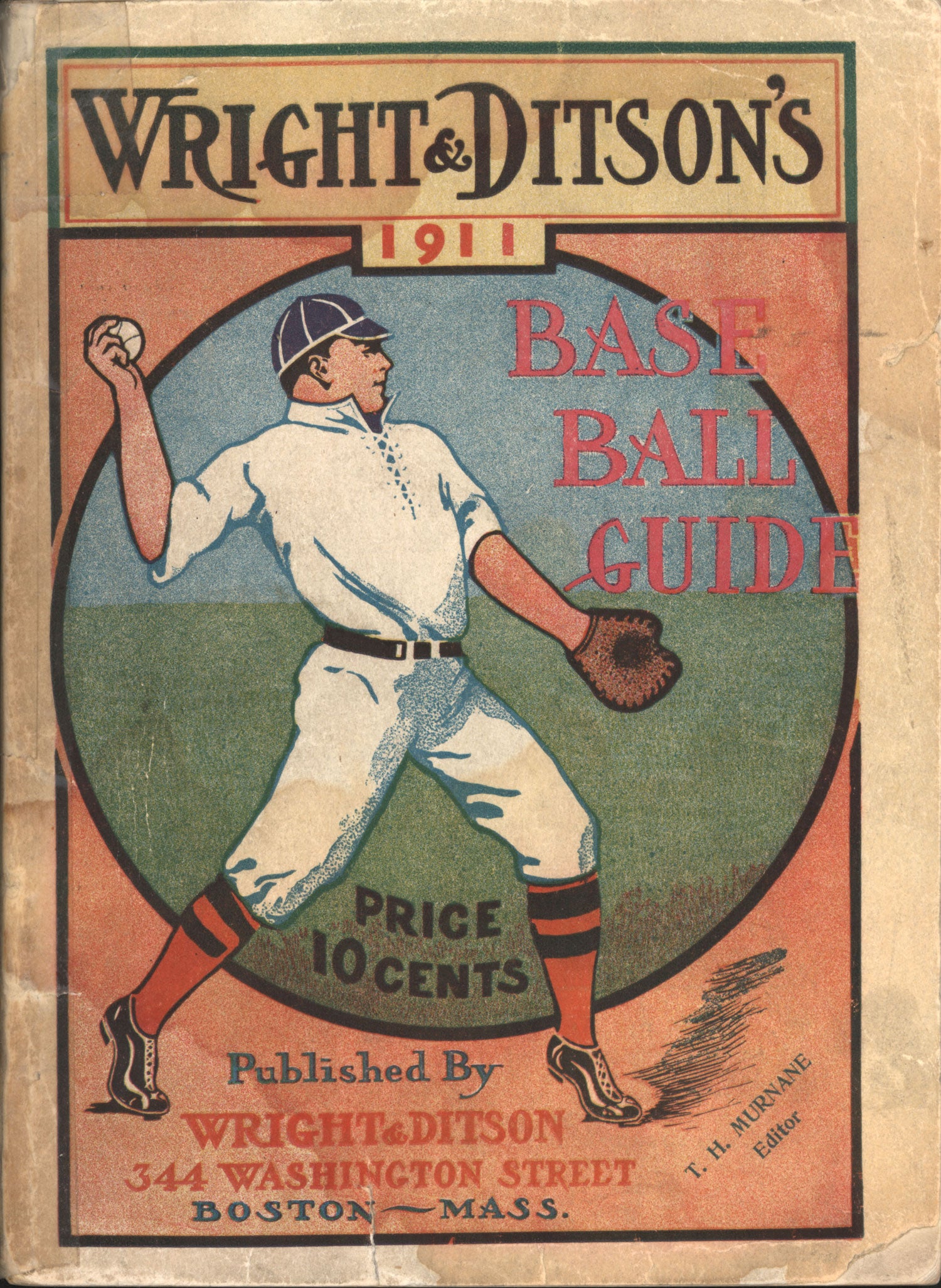 Photo of Wright & Ditson's Base Ball Guide 1911